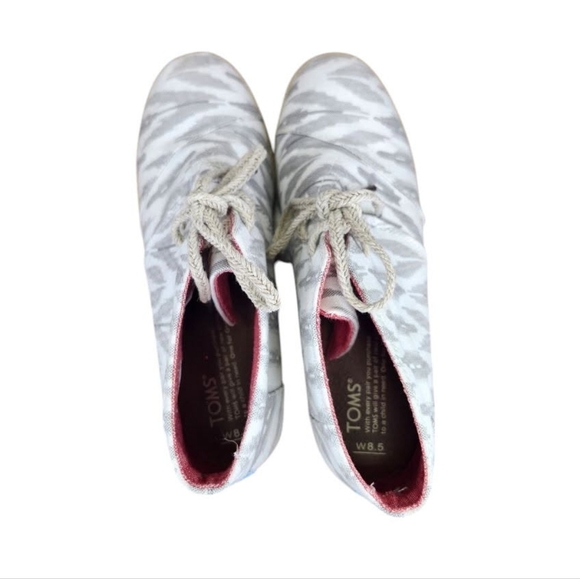 Toms Ikat Desert Wedge Espadrille Bootie (8.5) - Picture 6 of 8